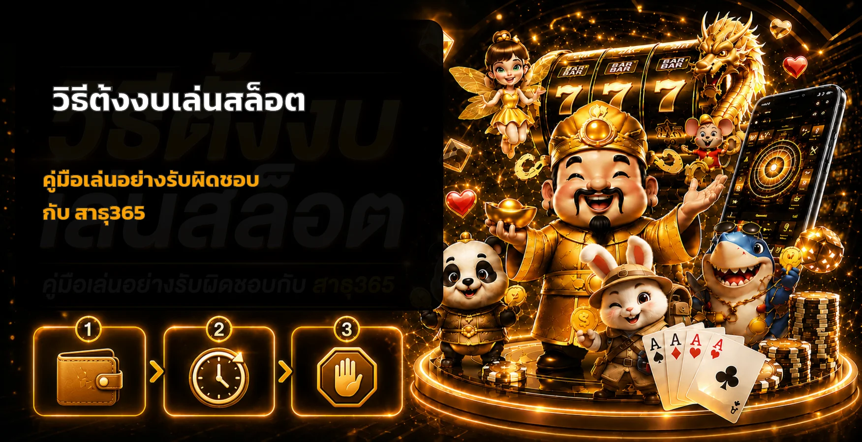 สาธุ365 วิธีตั้งงบเล่นสล็อตอย่างรับผิดชอบ